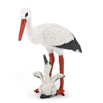 Papo Wild Life Stork and baby stork 50159