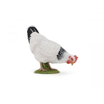 Papo Farm Life pecking white hen 51160