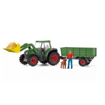 Schleich Farm World Tractor with Trailer 42608