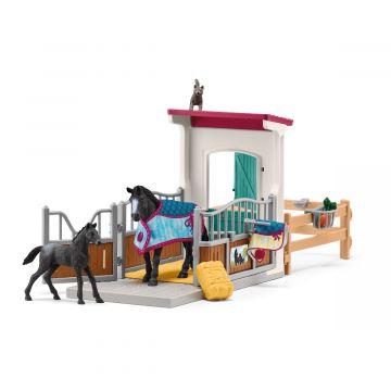 Schleich Horse Club Horse box with Mare and Foal 42611