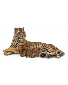 Papo Wild Life Liggende Tijger met Welpjes 50156