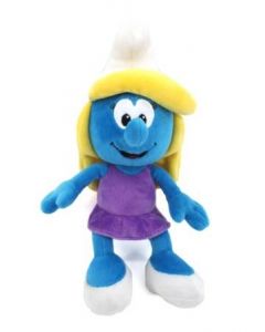 Plush Smurfette with purple dress - 20 cm 702009