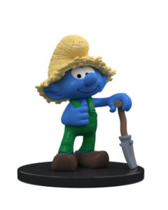 Blue Resin Farmer smurf 700111