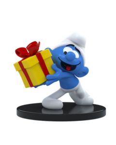 Blue Resin Jokey Smurf with gift 700114