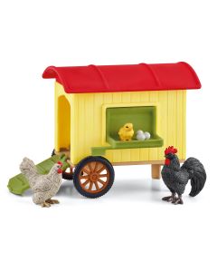 Schleich Farm World Mobile Chicken Coop 42572